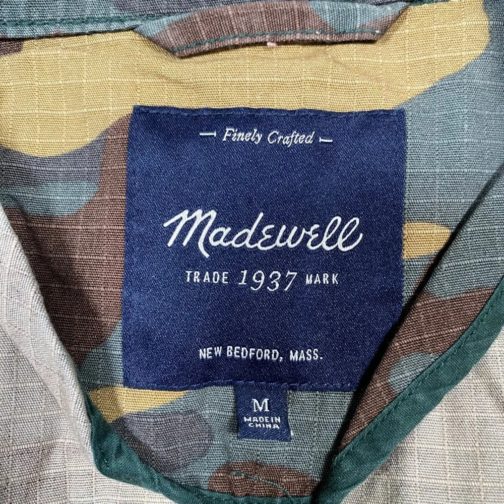 Madewell Camo Utility Jacket Womens Medium Military Field‎ Jacket
